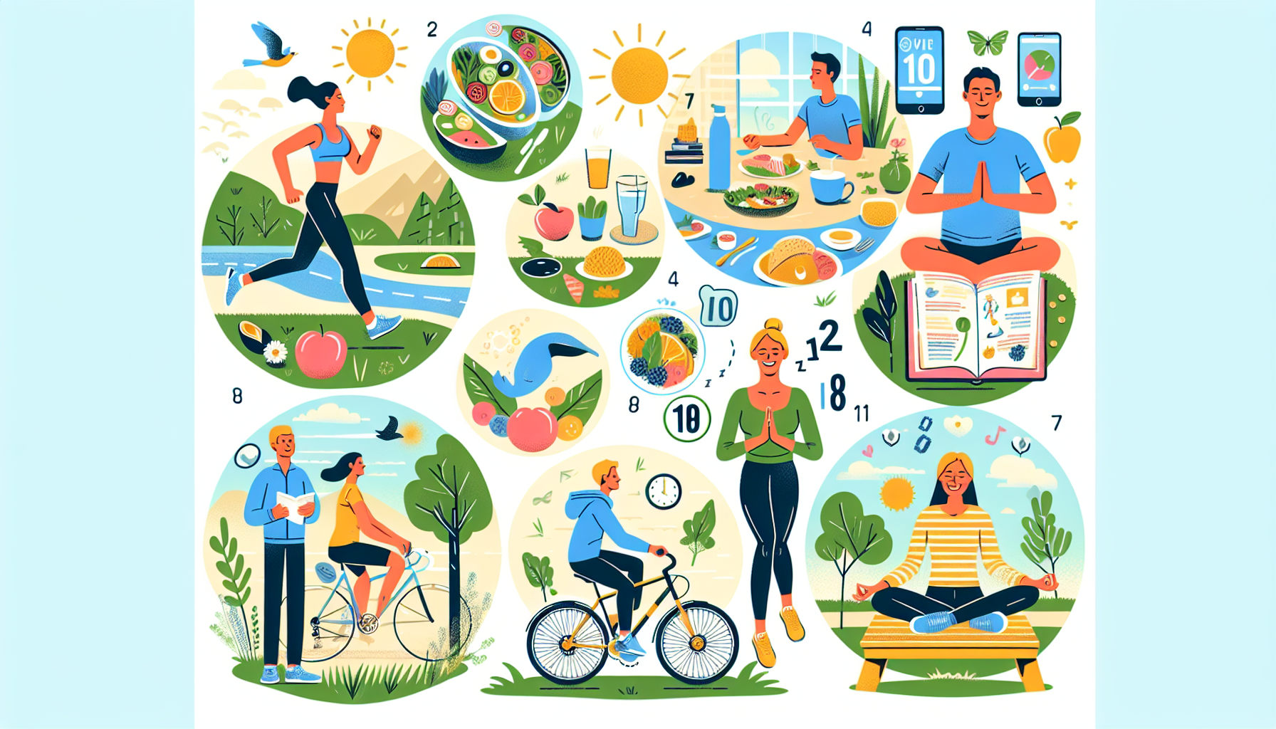 건강한 라이프스타일을 위한 10가지 팁-첫번째